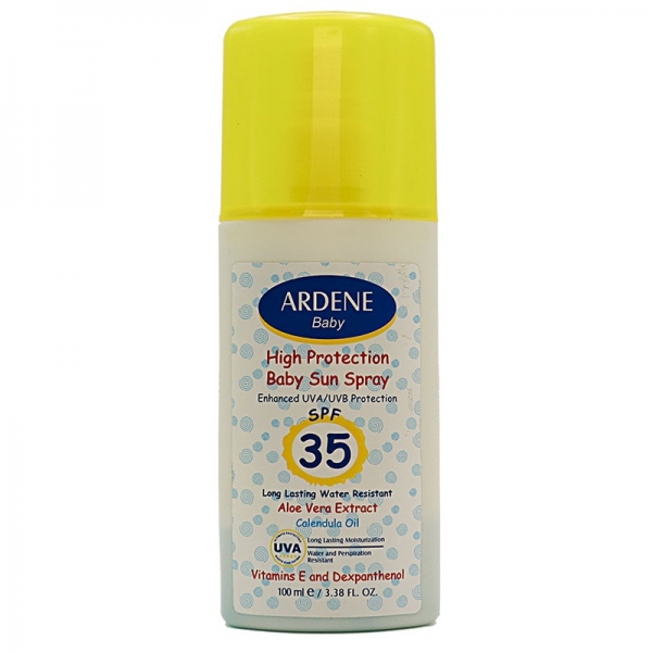 اسپری ضد آفتاب کودکان با SPF35 آردن